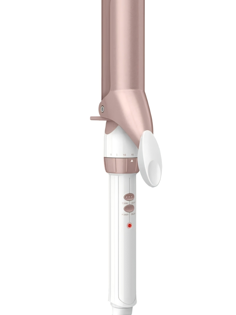 Conair Curling Iron, Double Ceramic, 1 1/2" Barrel, White/Rose GoldHair curler
